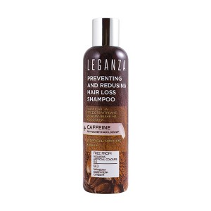 Шампоан за коса против косопад с кофеин и витамини Leganza – Rosa Impex